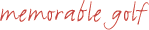 memorable golf